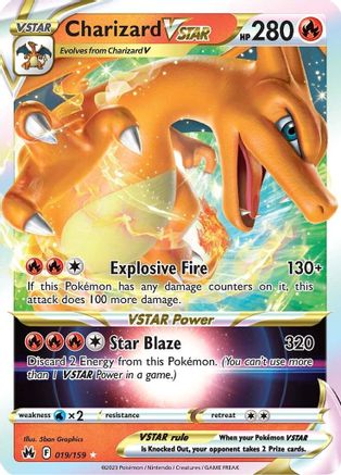 [PKM] Charizard VSTAR (019/159) [Sword & Shield: Crown Zenith]