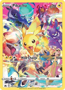 [PKM] Pikachu (160/159) (Secret) [Sword & Shield: Crown Zenith]