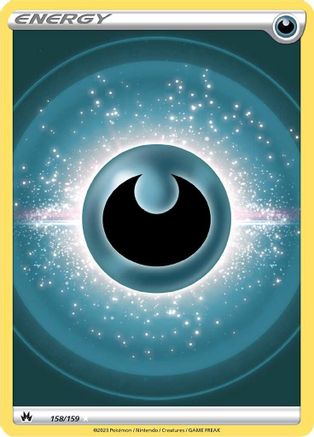 [PKM BE] Darkness Energy (158/159) (Texture Full Art) [Sword & Shield: Crown Zenith]