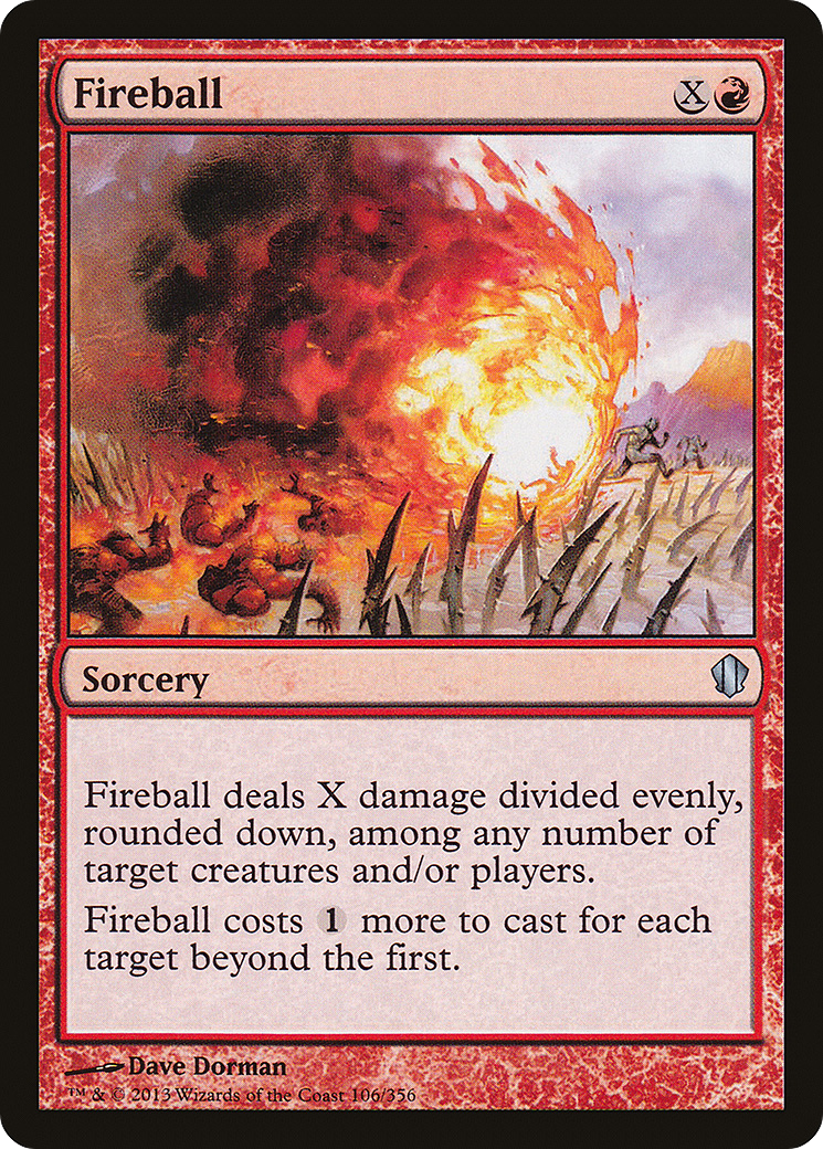 {C} Fireball [Commander 2013][C13 106]