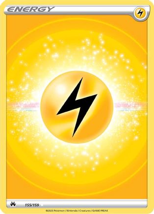 [PKM BE] Lightning Energy (155/159) (Texture Full Art) [Sword & Shield: Crown Zenith]