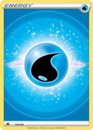 [PKM BE] Water Energy (154/159) (Texture Full Art) [Sword & Shield: Crown Zenith]