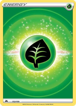 [BE] Grass Energy (152/159) (Texture Full Art) [Sword & Shield: Crown Zenith]