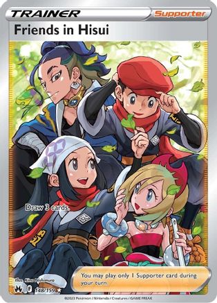 [PKM] Friends in Hisui (148/159) (Full Art) [Sword & Shield: Crown Zenith]