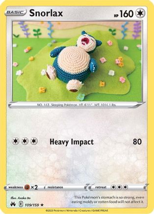 [PKM-R] Snorlax (109/159) [Sword & Shield: Crown Zenith]
