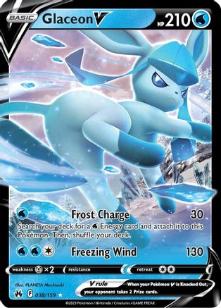 [PKM] Glaceon V (038/159) [Sword & Shield: Crown Zenith]