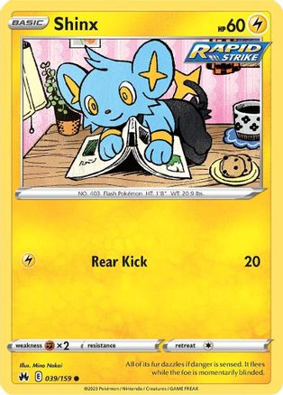 [PKM] Shinx (039/159) (39) [Sword & Shield: Crown Zenith]