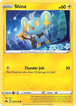 [PKM-C] Shinx (040/159) (40) [Sword & Shield: Crown Zenith]