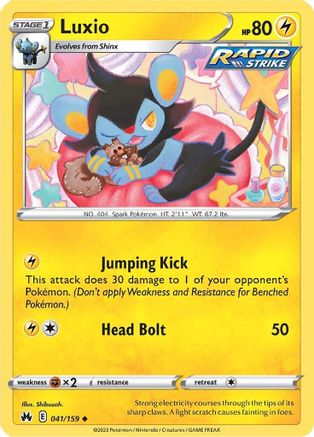 [PKM] Luxio (041/159) (41) [Sword & Shield: Crown Zenith]