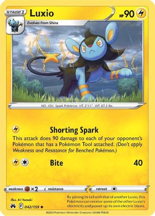 [PKM-C] Luxio (042/159) (42) [Sword & Shield: Crown Zenith]