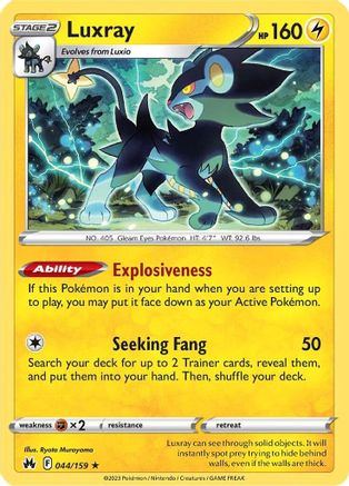[PKM] Luxray (044/159) (44) [Sword & Shield: Crown Zenith]
