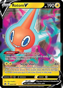[PKM] Rotom V (045/159) [Sword & Shield: Crown Zenith]