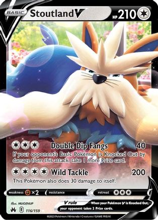 [PKM] Stoutland V (116/159) [Sword & Shield: Crown Zenith]