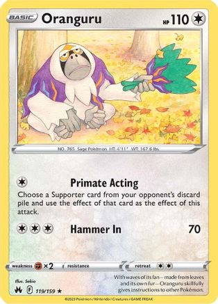 [PKM] Oranguru (119/159) [Sword & Shield: Crown Zenith]