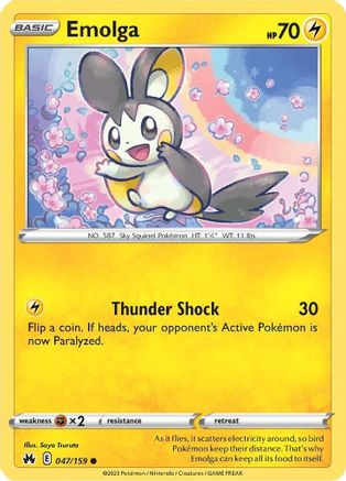 [PKM-C] Emolga (047/159) [Sword & Shield: Crown Zenith]