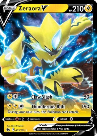 [PKM] Zeraora V (053/159) [Sword & Shield: Crown Zenith]