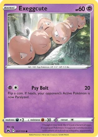 [PKM] Exeggcute (057/159) [Sword & Shield: Crown Zenith]