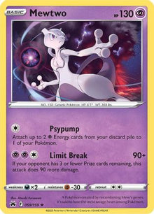 [PKM] Mewtwo (059/159) [Sword & Shield: Crown Zenith]