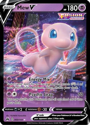 [PKM] Mew V (060/159) [Sword & Shield: Crown Zenith]