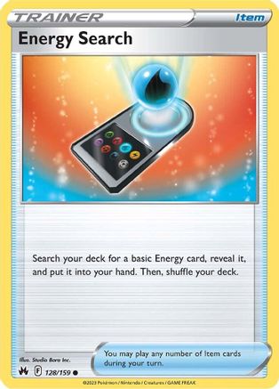 [PKM] Energy Search (128/159) [Sword & Shield: Crown Zenith]