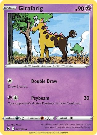 [PKM] Girafarig (061/159) [Sword & Shield: Crown Zenith]