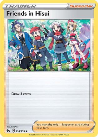 [PKM] Friends in Hisui (130/159) [Sword & Shield: Crown Zenith]