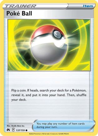 [PKM] Poke Ball (137/159) [Sword & Shield: Crown Zenith]
