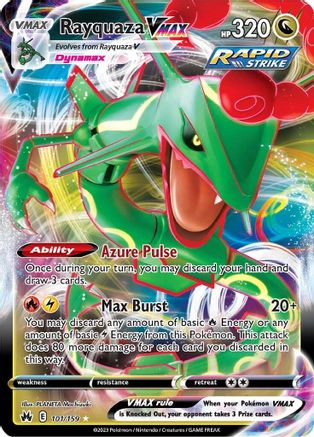 [PKM] Rayquaza VMAX (101/159) (101) [Sword & Shield: Crown Zenith]