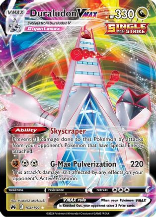 [PKM] Duraludon VMAX (104/159) [Sword & Shield: Crown Zenith]