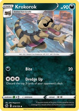 [PKM] Krokorok (079/159) [Sword & Shield: Crown Zenith]