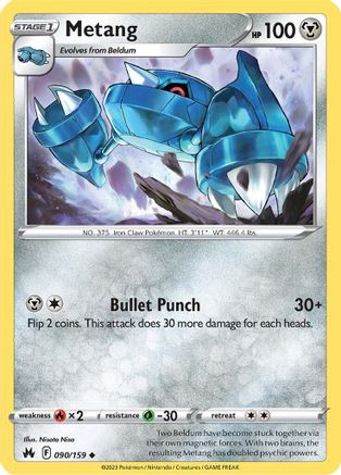 [PKM] Metang (090/159) [Sword & Shield: Crown Zenith]
