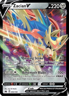[PKM] Zacian V (095/159) [Sword & Shield: Crown Zenith]