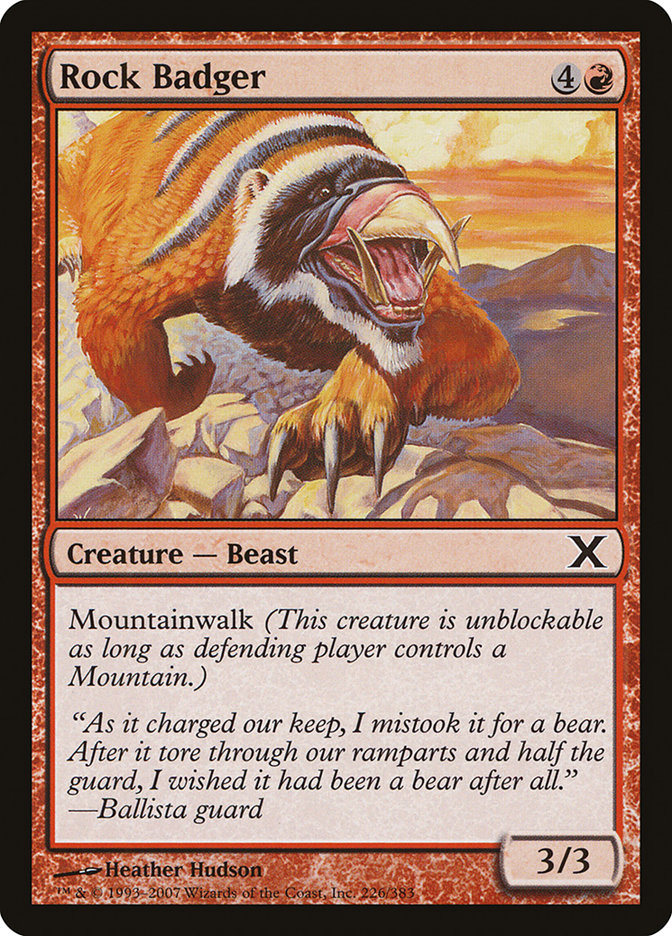 {C} Rock Badger [Tenth Edition][10E 226]