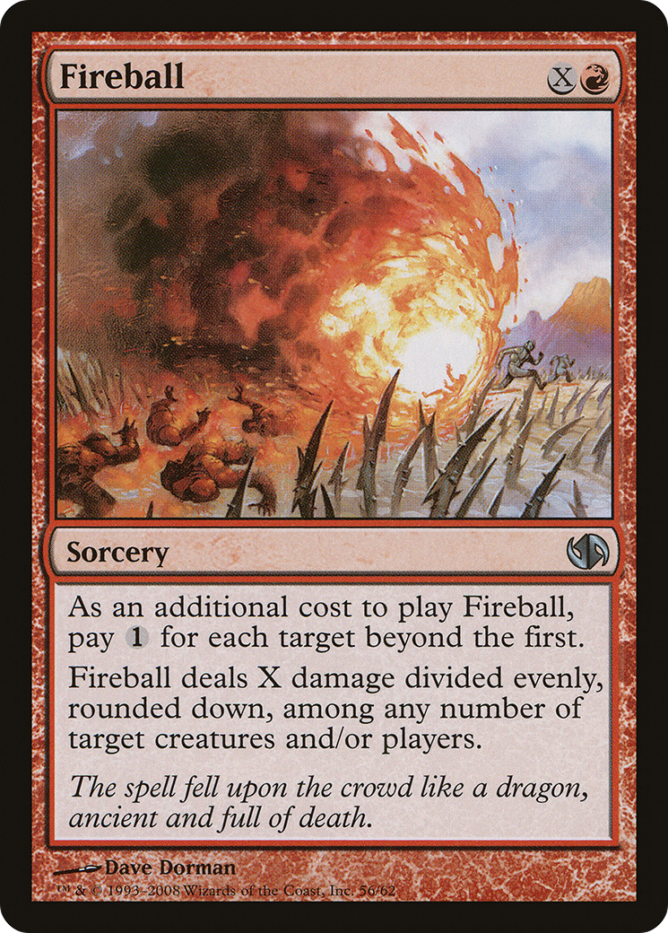 {C} Fireball [Duel Decks: Jace vs. Chandra][DDB 056]
