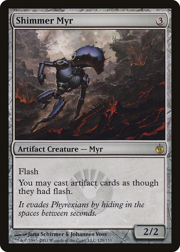 {R} Shimmer Myr [Mirrodin Besieged][MBS 129] - Misty Mountain Games