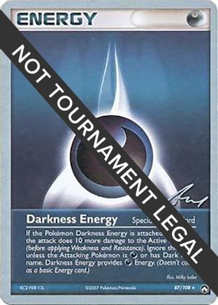 [PKM BE] Darkness Energy (87/108) (Legendary Ascent - Tom Roos) [World Championships 2007]