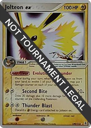 [WC PKM-R] Jolteon ex (109/113) (Legendary Ascent - Tom Roos) [World Championships 2007]