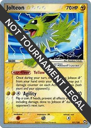 [WC PKM-R] Jolteon Star (101/108) (Legendary Ascent - Tom Roos) [World Championships 2007]
