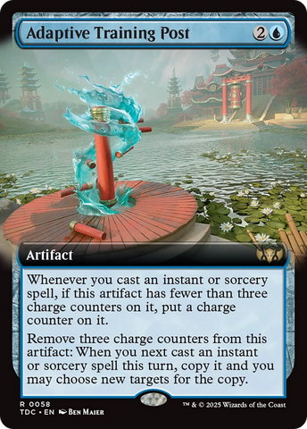 {R} Adaptive Training Post (Extended Art) [Tarkir: Dragonstorm Commander][TDC 058]