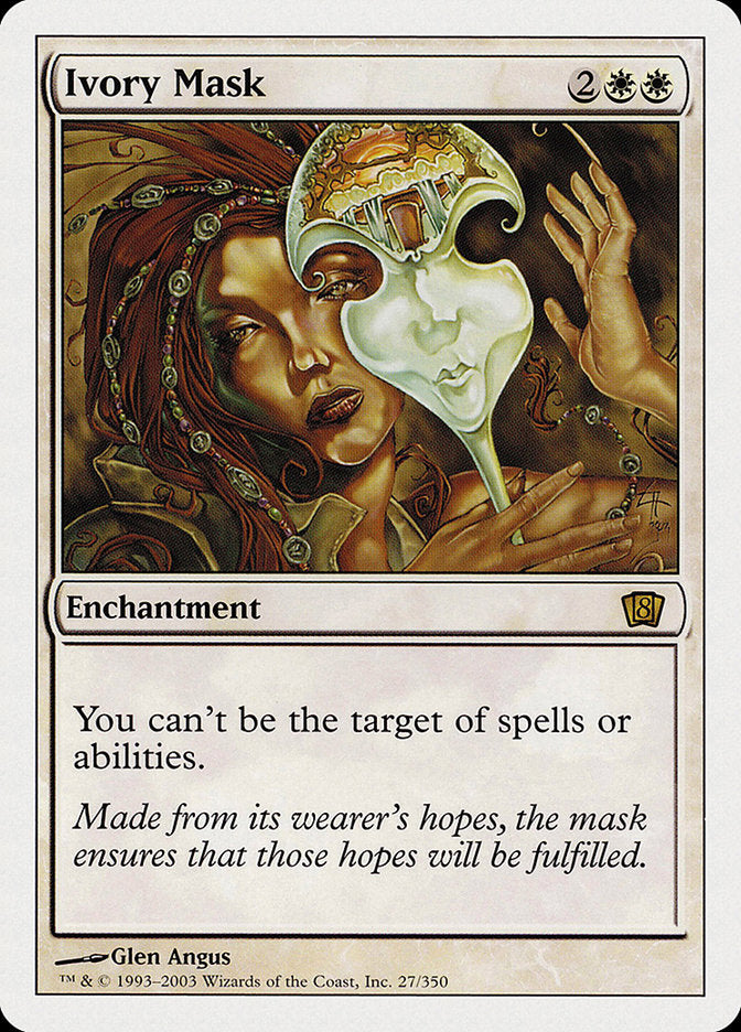 {R} Ivory Mask [Eighth Edition][8ED 027]