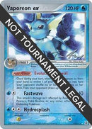 [WC PKM-R] Vaporeon ex (110/113) (Legendary Ascent - Tom Roos) [World Championships 2007]