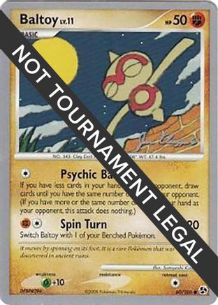 [PKM] Baltoy LV.11 (60/106) (Psychic Lock - Jason Klaczynski) [World Championships 2008]