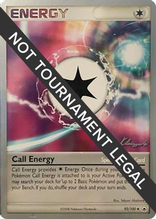 [PKM] Call Energy (92/100) (Psychic Lock - Jason Klaczynski) [World Championships 2008]