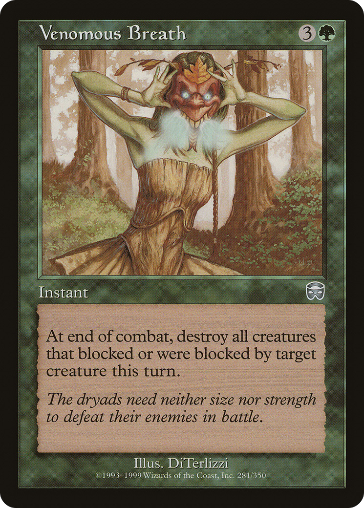 {C} Venomous Breath [Mercadian Masques][MMQ 281]