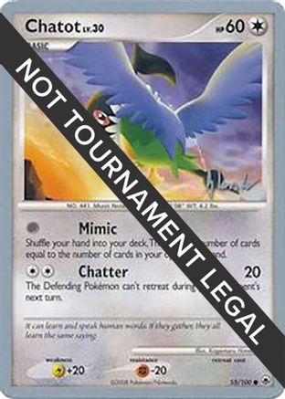 [PKM] Chatot LV.30 (55/100) (Empotech - Dylan Lefavour) [World Championships 2008]