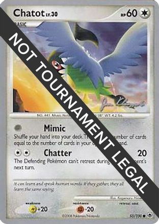 [PKM] Chatot LV.30 (55/100) (Psychic Lock - Jason Klaczynski) [World Championships 2008]