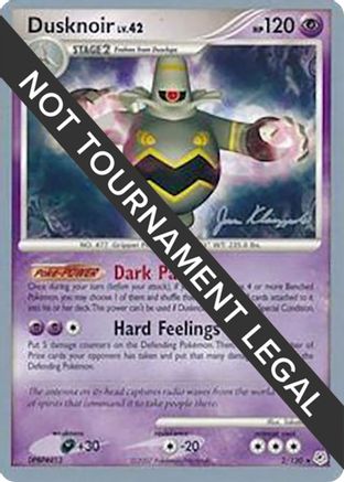 [PKM] Dusknoir LV.42 (2/130) (Psychic Lock - Jason Klaczynski) [World Championships 2008]