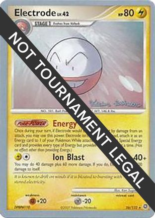 [PKM] Electrode LV.42 (26/132) (Intimidation - Tristan Robinson) [World Championships 2008]