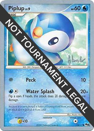 [PKM] Piplup LV.9 (15/17) (Empotech - Dylan Lefavour) [World Championships 2008]
