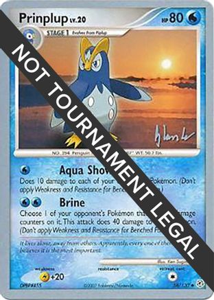 [WC PKM-C] Prinplup LV.20 (58/130) (Empotech - Dylan Lefavour) [World Championships 2008]